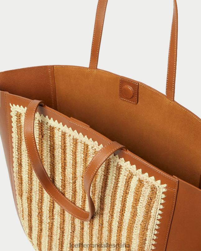 bolsas 04282321 natural/marrón/coñac mujer Loeffler Randall bolso katia con alas