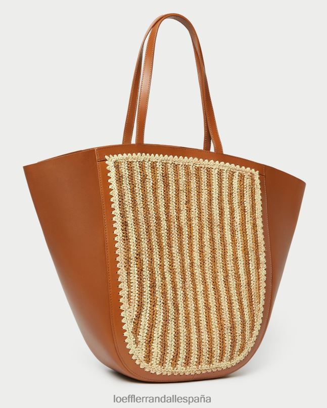 bolsas 04282321 natural/marrón/coñac mujer Loeffler Randall bolso katia con alas