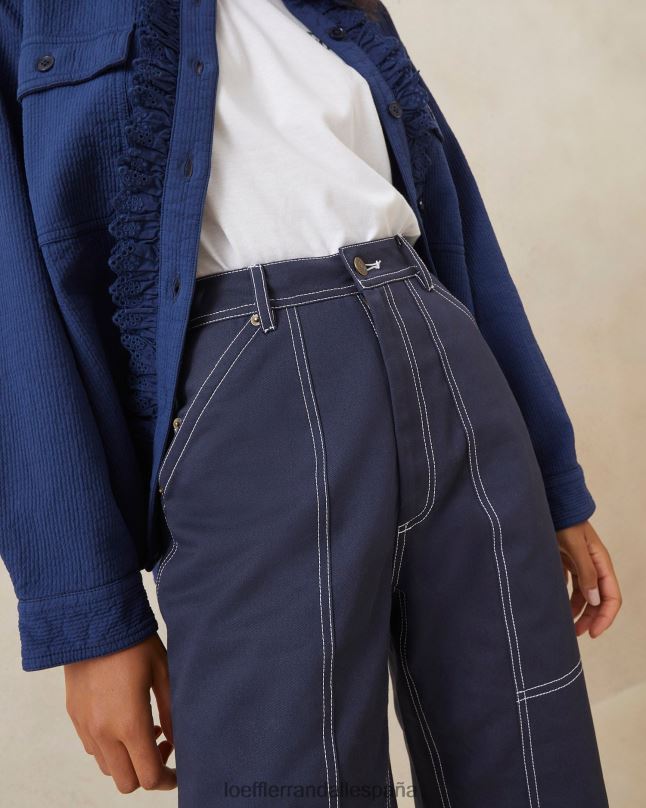 ropa 04282221 Armada mujer Loeffler Randall pantalón carpintero roy