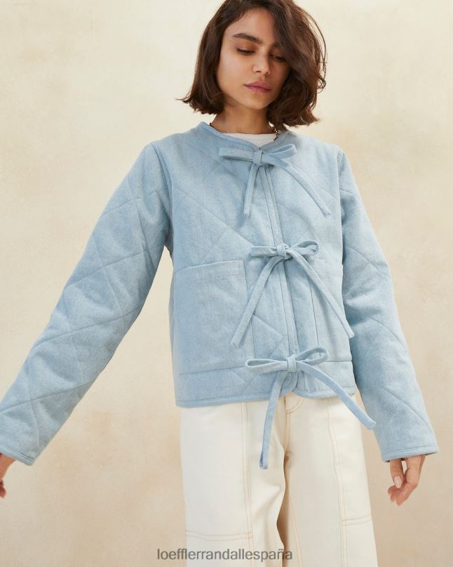 ropa 04282258 mezclilla ligera mujer Loeffler Randall chaqueta de granero emmett