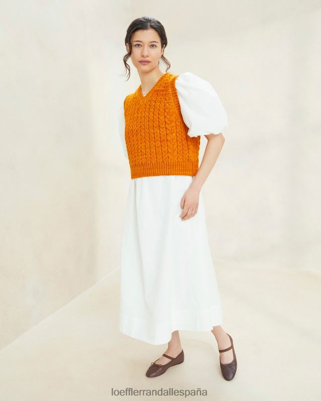 ropa 04282256 atardecer mujer Loeffler Randall chaleco tipo suéter grueso rosie