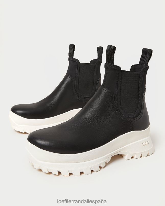 zapatos 04282280 blanco negro mujer Loeffler Randall bota de clima crema tara