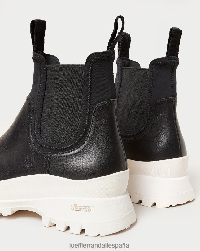 zapatos 04282280 blanco negro mujer Loeffler Randall bota de clima crema tara
