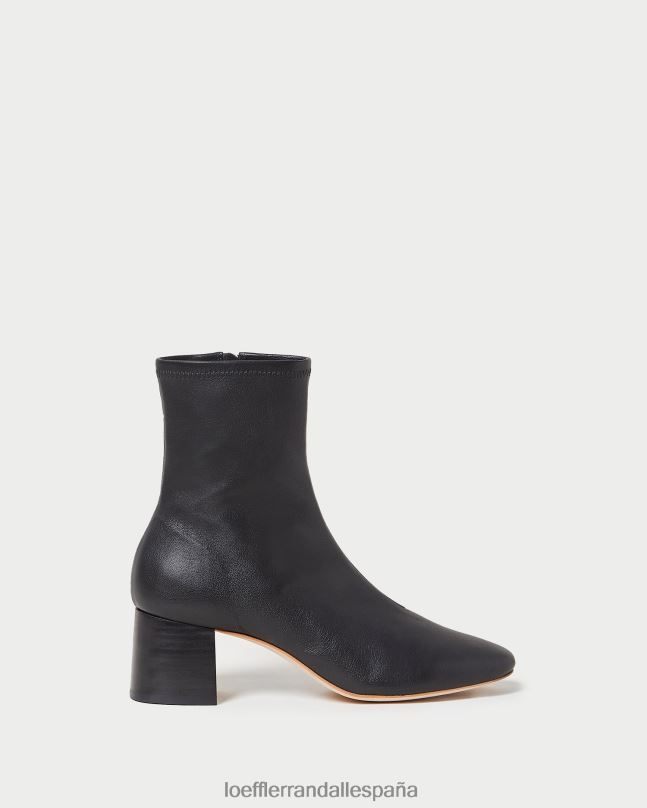 zapatos 04282284 negro mujer Loeffler Randall botín elástico con tacón medio Alec