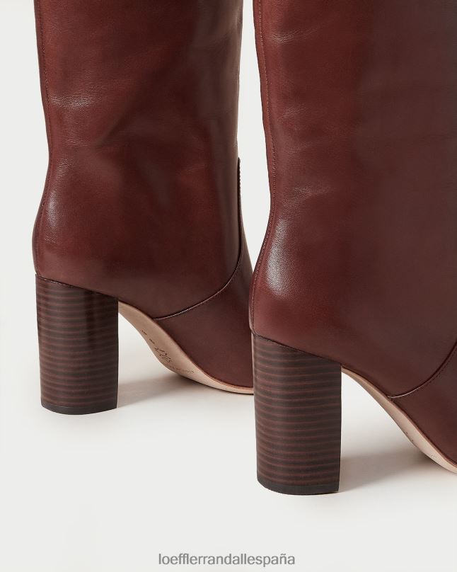 zapatos 04282285 Café exprés mujer Loeffler Randall bota alta dorada