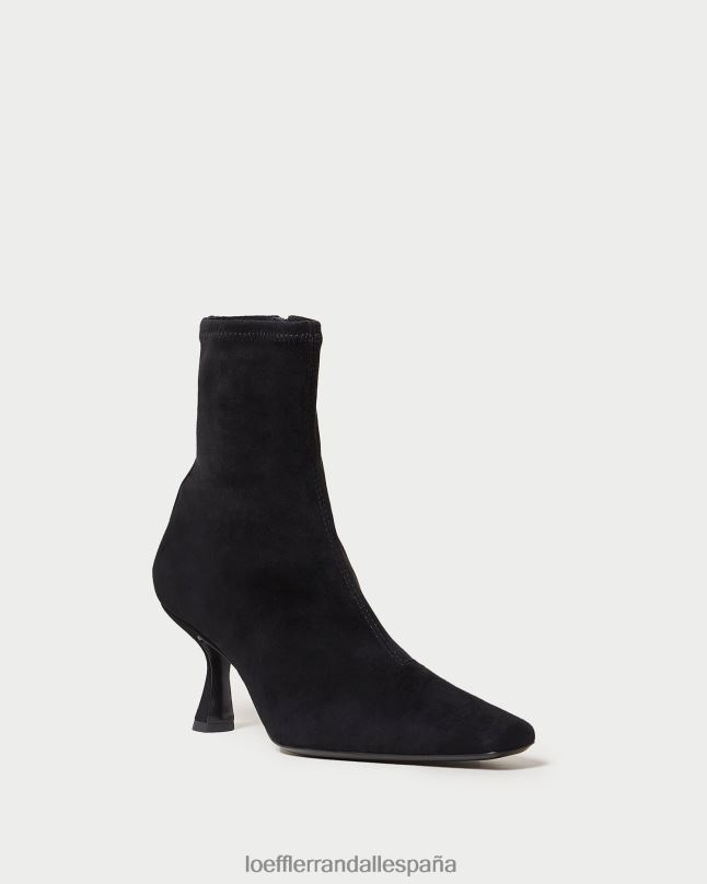 zapatos 04282289 negro mujer Loeffler Randall botín curvado Thandy de ante