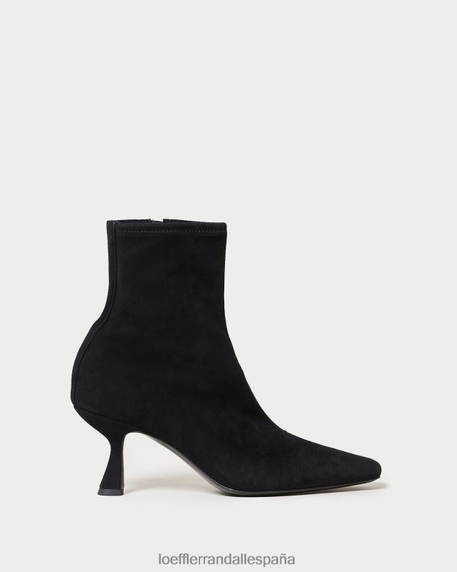 zapatos 04282289 negro mujer Loeffler Randall botín curvado Thandy de ante