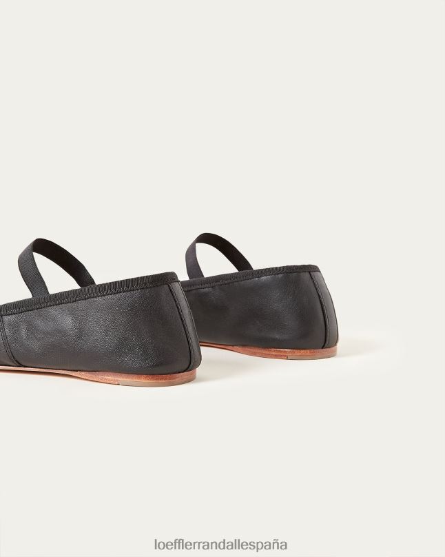 zapatos 04282293 cuero negro mujer Loeffler Randall bailarinas leonie