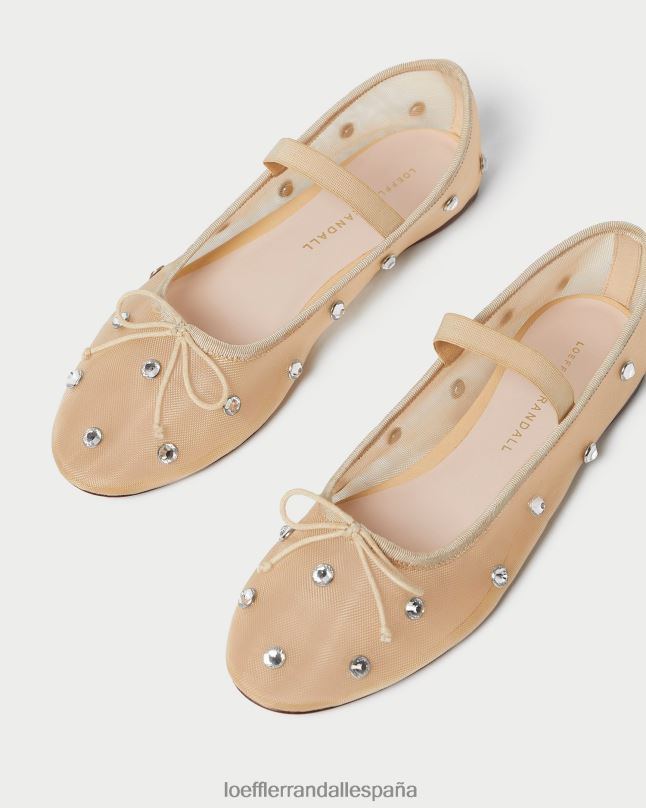 zapatos 04282299 caramelo/claro mujer Loeffler Randall bailarinas leonie