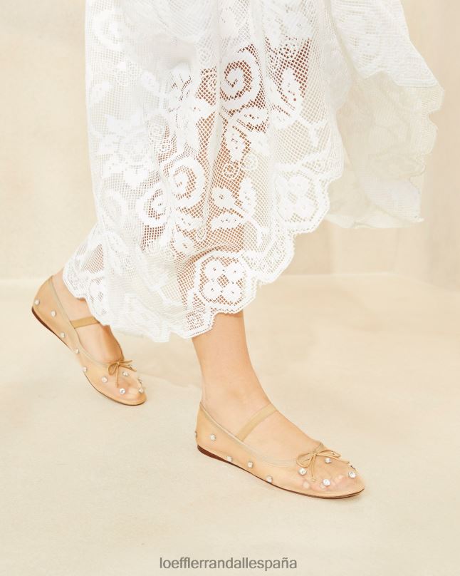 zapatos 04282299 caramelo/claro mujer Loeffler Randall bailarinas leonie