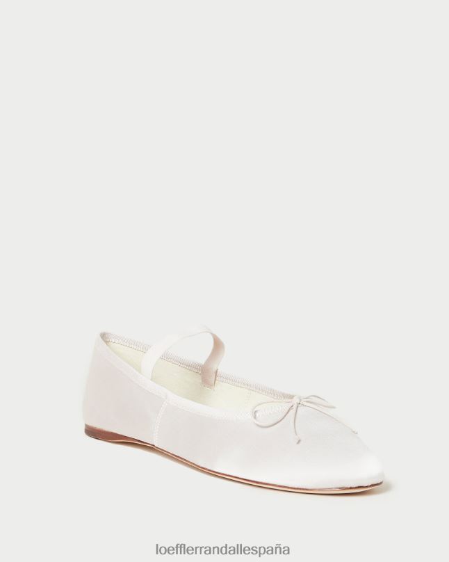 zapatos 04282300 crema mujer Loeffler Randall bailarinas leonie