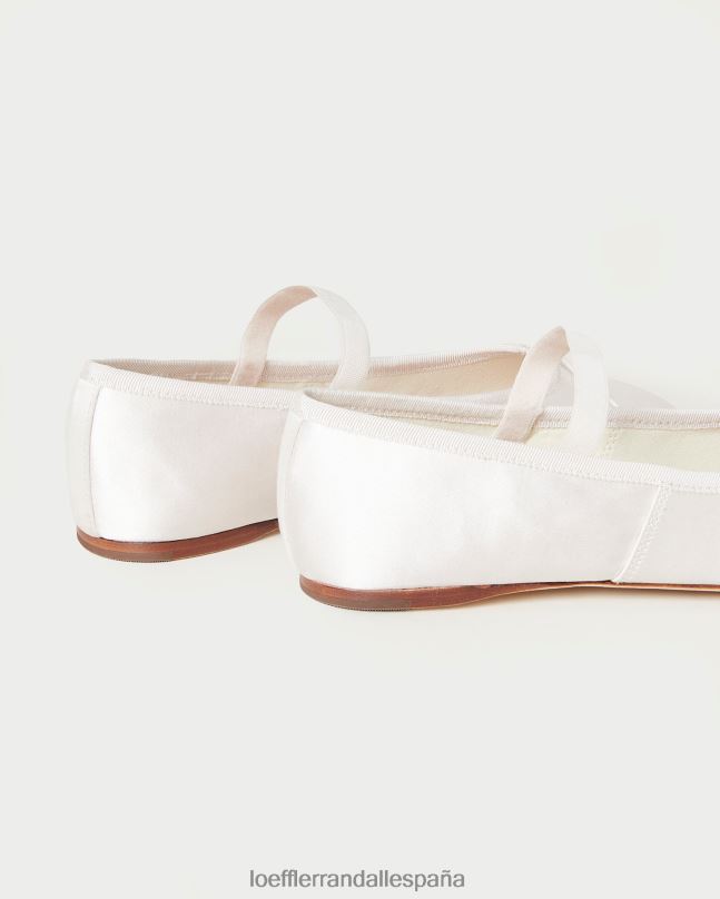 zapatos 04282300 crema mujer Loeffler Randall bailarinas leonie