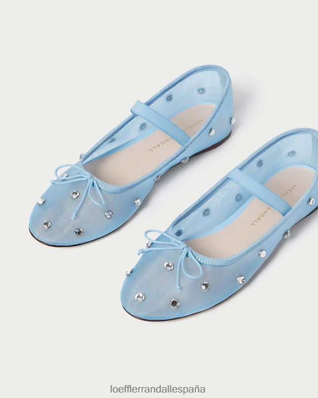 zapatos 04282305 azul/claro mujer Loeffler Randall bailarinas leonie