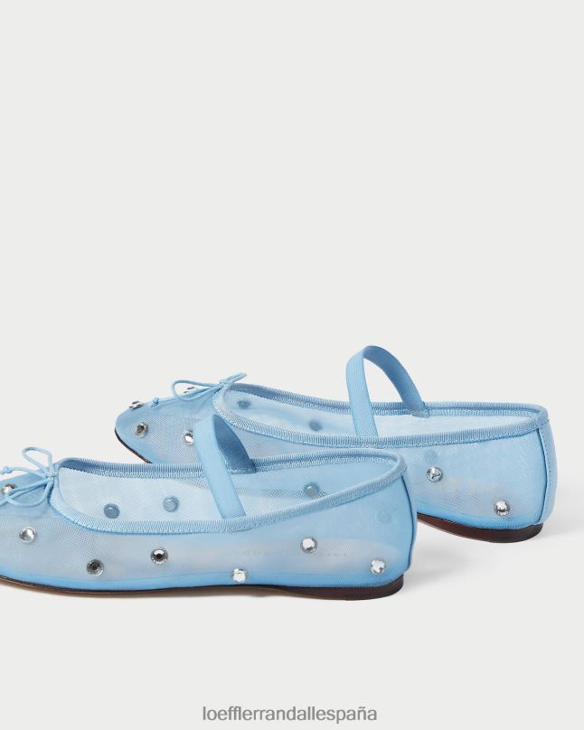 zapatos 04282305 azul/claro mujer Loeffler Randall bailarinas leonie