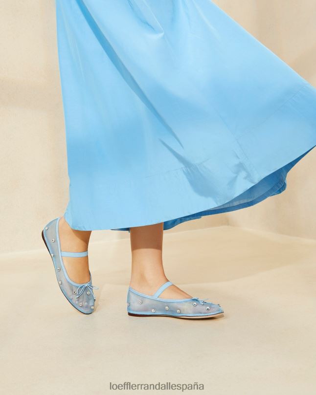 zapatos 04282305 azul/claro mujer Loeffler Randall bailarinas leonie
