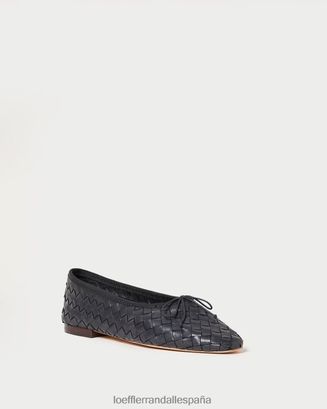 zapatos 04282306 negro mujer Loeffler Randall bailarinas tejidas landry