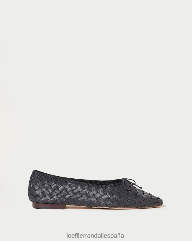 zapatos 04282306 negro mujer Loeffler Randall bailarinas tejidas landry