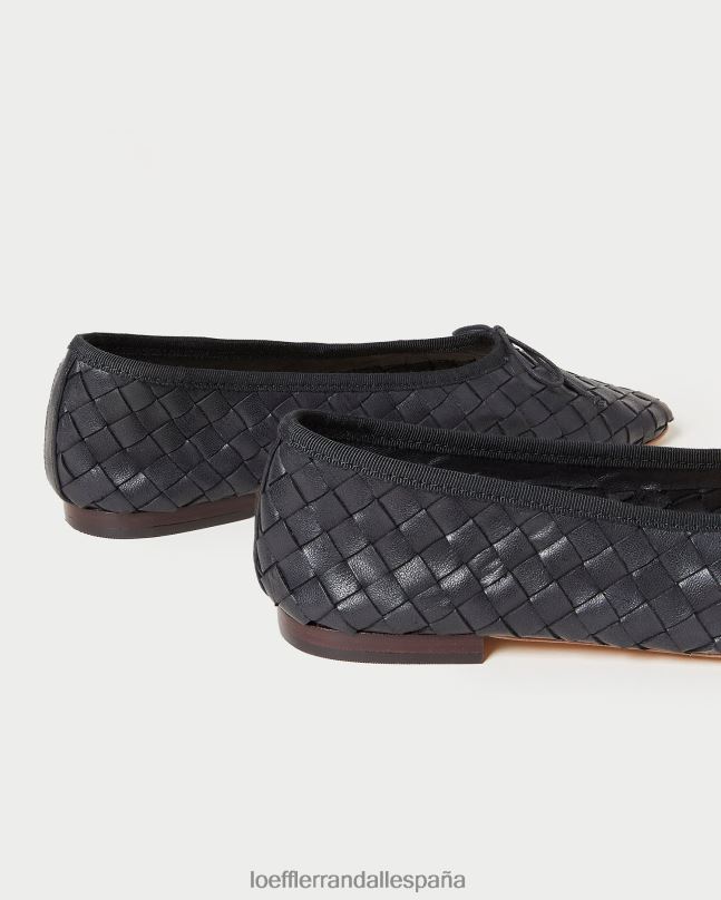 zapatos 04282306 negro mujer Loeffler Randall bailarinas tejidas landry