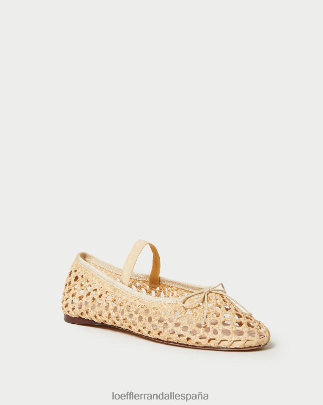 zapatos 04282308 crochet natural mujer Loeffler Randall bailarinas leonie