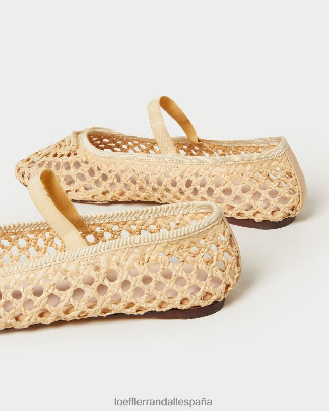 zapatos 04282308 crochet natural mujer Loeffler Randall bailarinas leonie