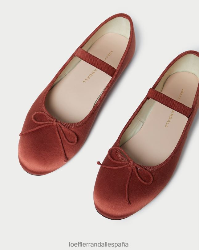 zapatos 04282310 terracota mujer Loeffler Randall bailarinas leonie