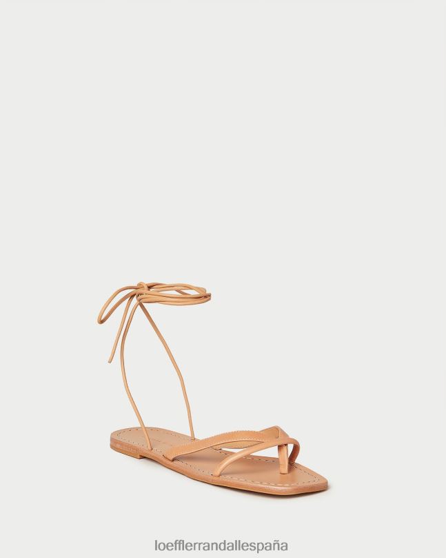 zapatos 04282106 Miel mujer Loeffler Randall sandalia cruzada lila