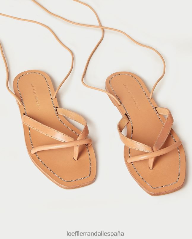 zapatos 04282106 Miel mujer Loeffler Randall sandalia cruzada lila