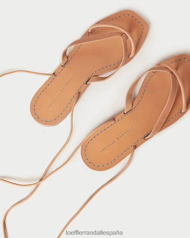 zapatos 04282106 Miel mujer Loeffler Randall sandalia cruzada lila