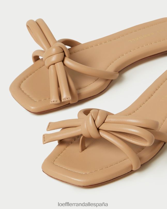 zapatos 04282108 duna mujer Loeffler Randall sandalia hadley con lazo