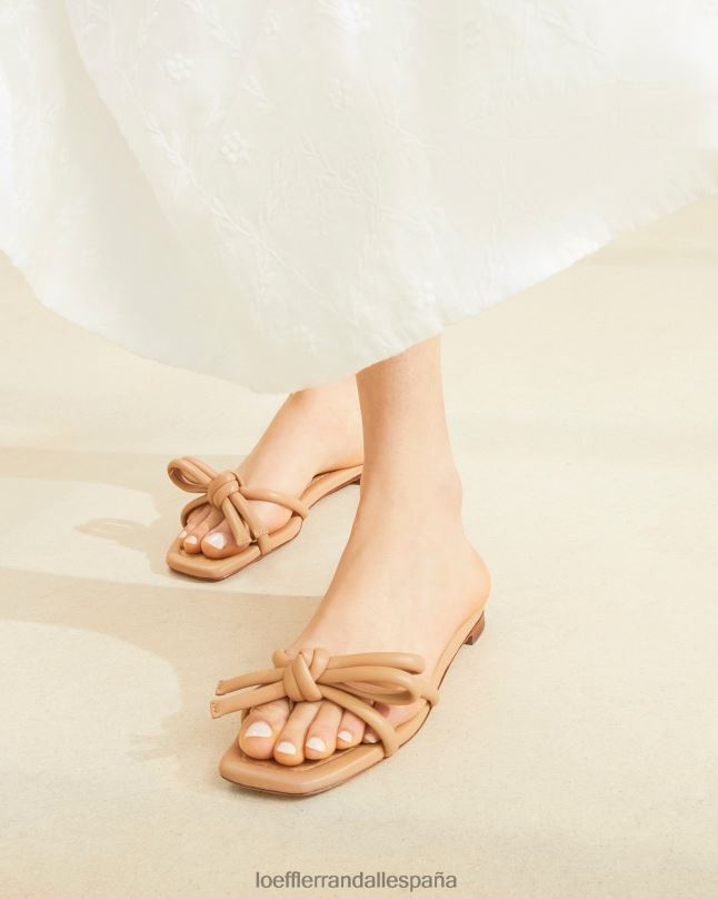 zapatos 04282108 duna mujer Loeffler Randall sandalia hadley con lazo