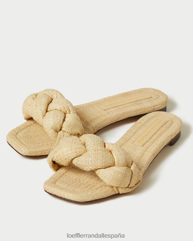 zapatos 04282109 natural mujer Loeffler Randall sandalia trenzada joanna