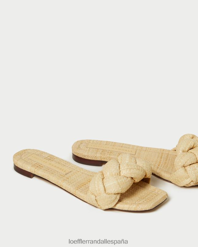 zapatos 04282109 natural mujer Loeffler Randall sandalia trenzada joanna