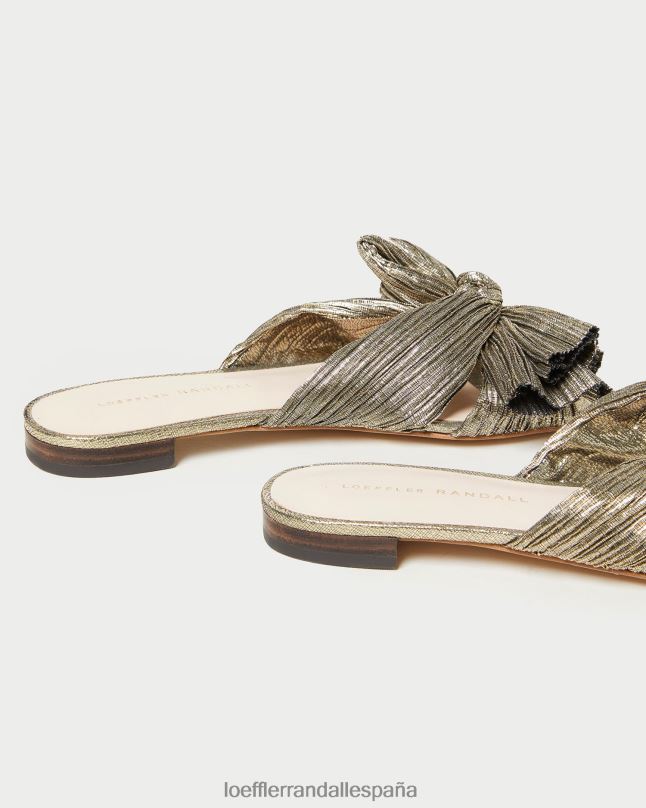 zapatos 04282115 oro oscuro mujer Loeffler Randall tobogán con proa daphne