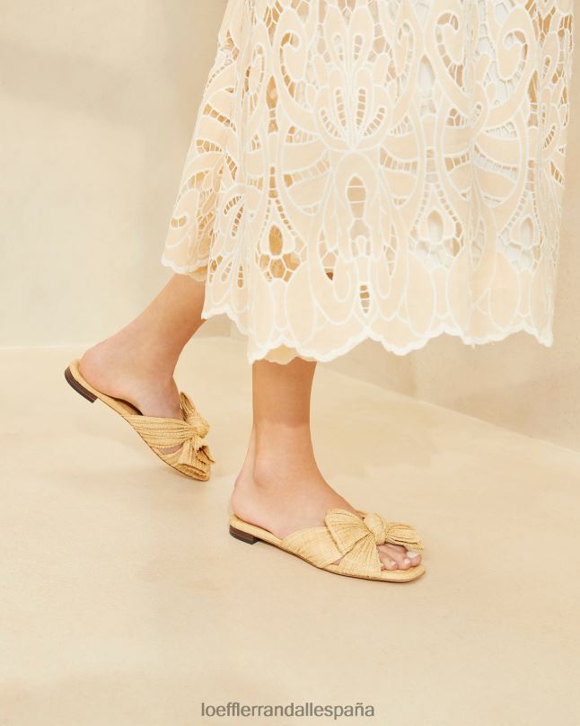 zapatos 04282116 natural mujer Loeffler Randall tobogán con proa daphne