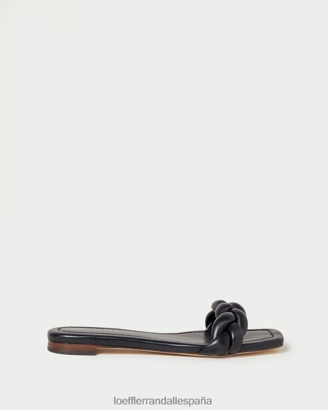 zapatos 04282117 negro mujer Loeffler Randall sandalia jackson trenzada