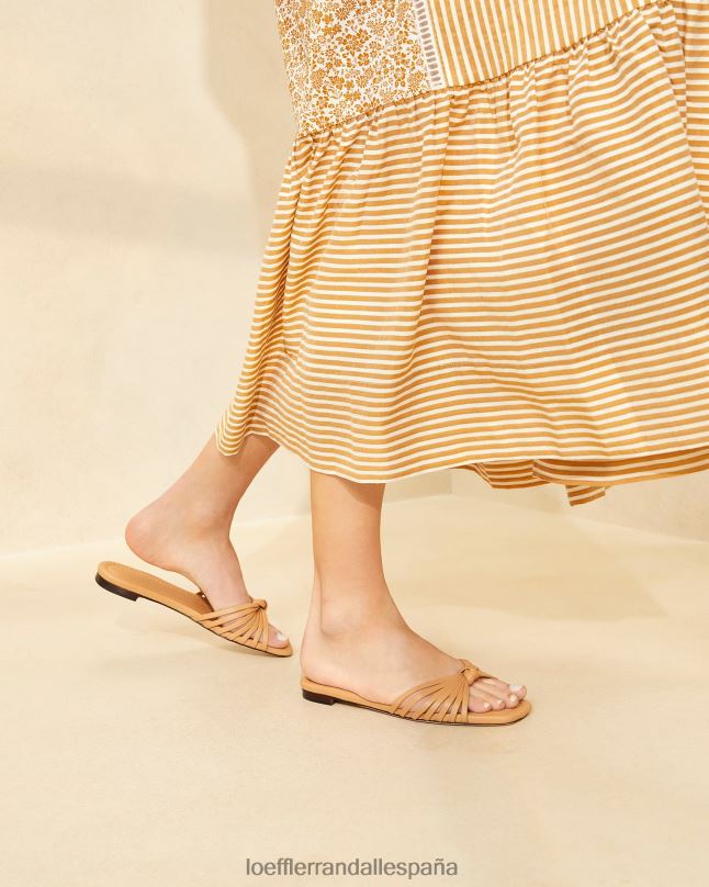 zapatos 04282122 duna mujer Loeffler Randall sandalia con nudo izzie