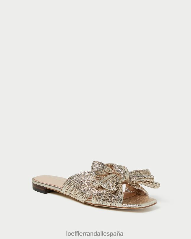 zapatos 04282124 champán mujer Loeffler Randall tobogán con proa daphne