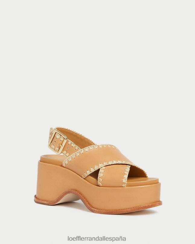 zapatos 04282128 miel/natural mujer Loeffler Randall sandalia mae plataforma