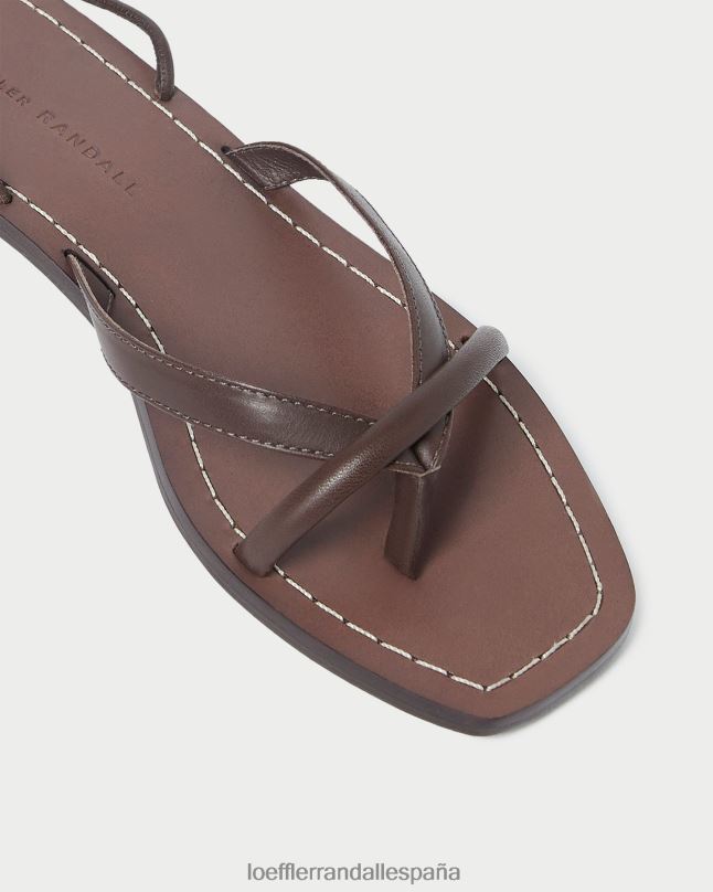 zapatos 04282132 Café exprés mujer Loeffler Randall sandalia cruzada lila