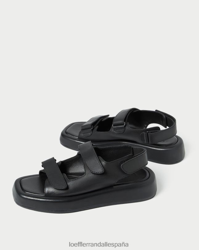 zapatos 04282133 negro mujer Loeffler Randall sandalia con plataforma blaise