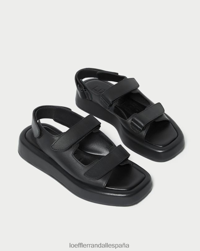 zapatos 04282133 negro mujer Loeffler Randall sandalia con plataforma blaise