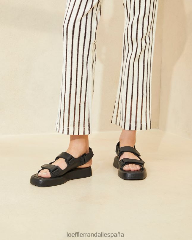 zapatos 04282133 negro mujer Loeffler Randall sandalia con plataforma blaise