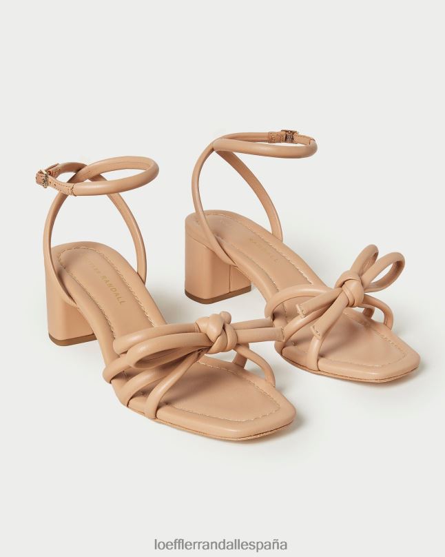 zapatos 0428219 duna mujer Loeffler Randall sandalia mikel con lazo y tacón medio
