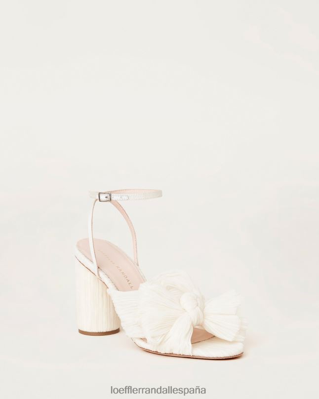 zapatos 042821 perla vegana mujer Loeffler Randall tacón con lazo plisado camelia