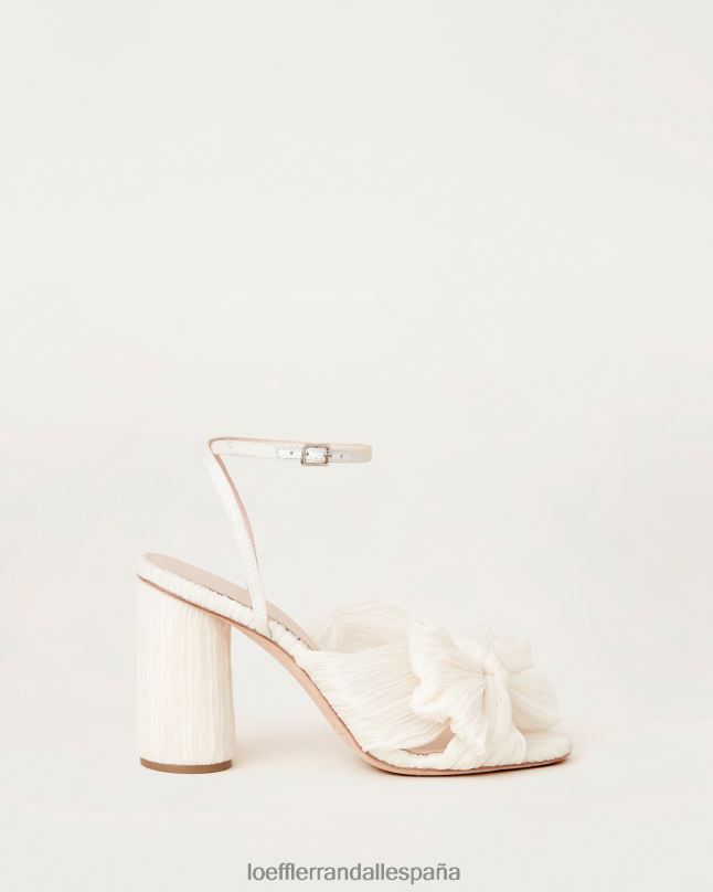 zapatos 042821 perla vegana mujer Loeffler Randall tacón con lazo plisado camelia