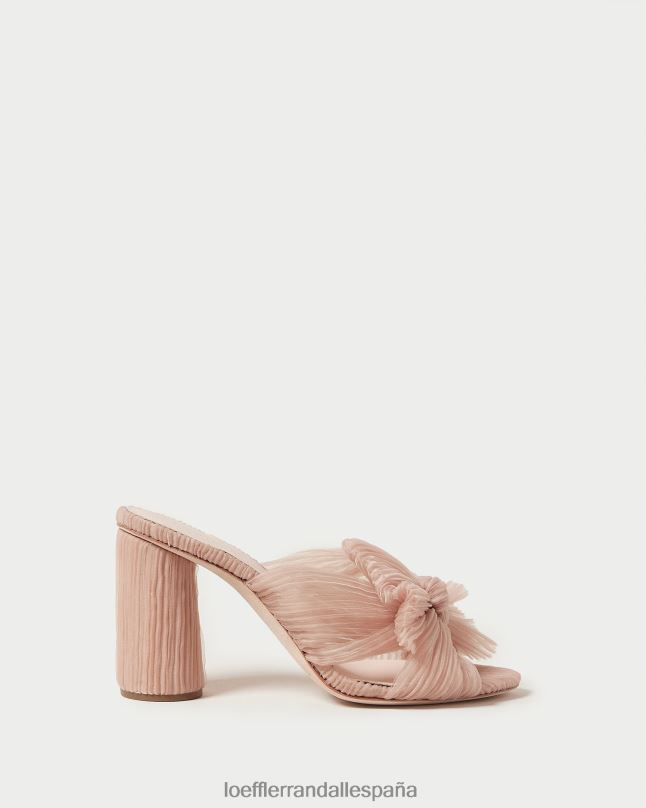 zapatos 0428220 belleza mujer Loeffler Randall tacón con lazo plisado