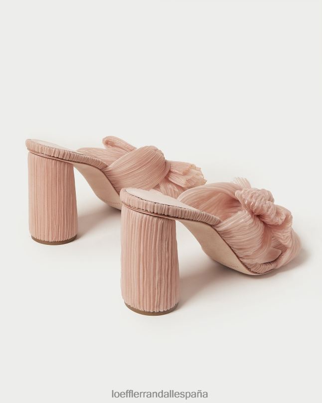 zapatos 0428220 belleza mujer Loeffler Randall tacón con lazo plisado