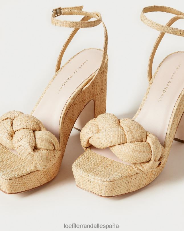 zapatos 0428221 natural mujer Loeffler Randall tacón de plataforma fae