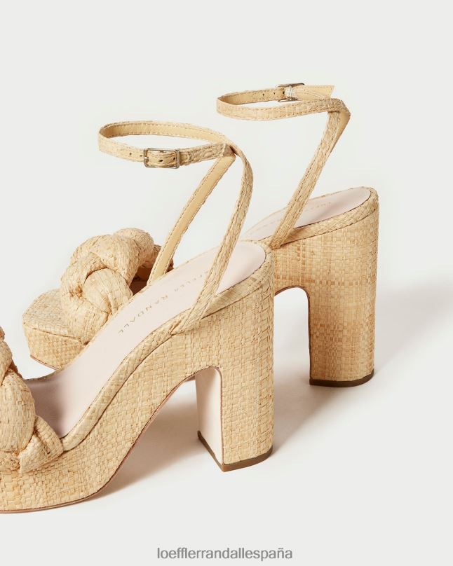zapatos 0428221 natural mujer Loeffler Randall tacón de plataforma fae