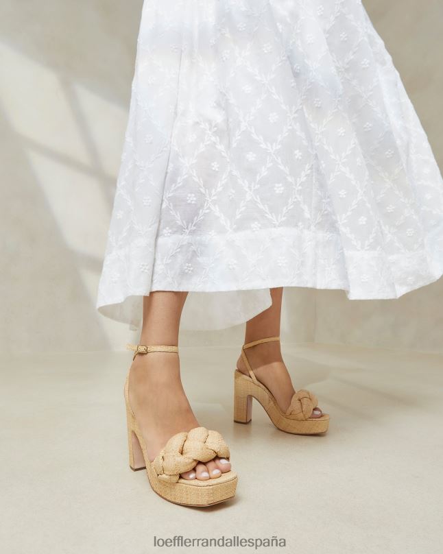 zapatos 0428221 natural mujer Loeffler Randall tacón de plataforma fae